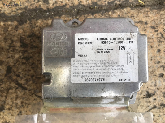 Hyundaı İ20 Aırbag Beyni 95910-1J200