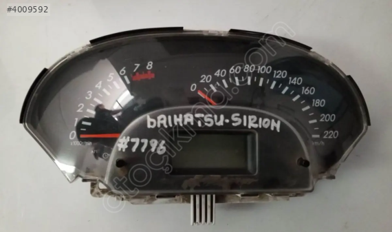 DAIHATSU SIRION GÖSTERGE PANELİ