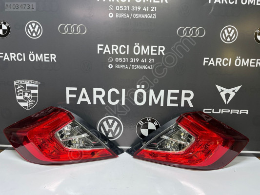 HONDA CİVİC FC5 SAĞ-SOL DIŞ STOP TAKIM ORJİNAL HATASIZ