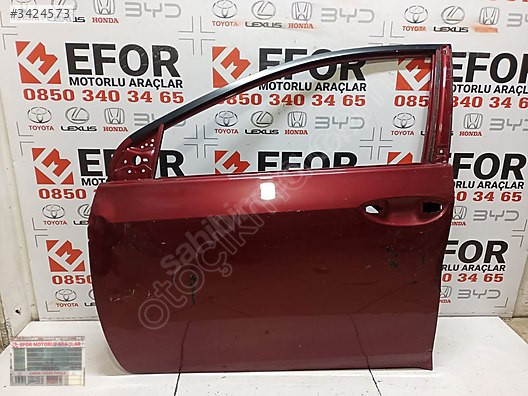 TOYOTA COROLLA SOL ÖN KAPI ÇIKMA OARİJİNAL PARÇA 2013-2018