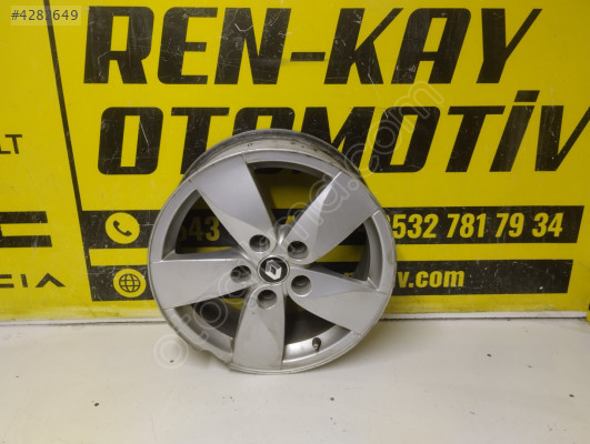 403003839R RENAULT FLUENCE ORJ ÇIKMA JANT 16İNÇ RENKAY KOCAELİ
