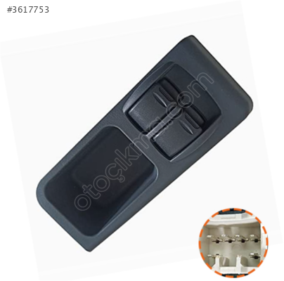 DÜĞME CAM KALDIRMA DAEWOO LANOS ÖN SOL 96233406 ÇİFTLİ