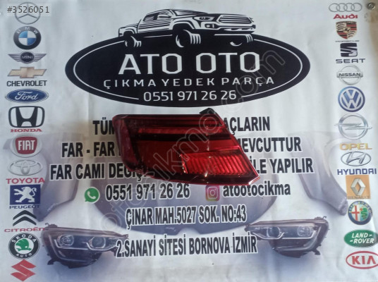 AUDİ A3 ORJİNAL CIKMA SOL STOP