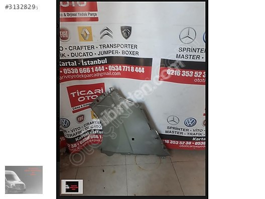 RENAULT TRAFİC SAĞ ÖN ÇAMURLUK ORJİNAL ÇIKMA