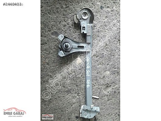 PEUGEOT 206 SOL ARKA KAPI CAM KRIKOSU