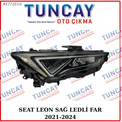 SEAT LEON SAĞ LED'Lİ FAR 2021-2024 YEDEK PARÇA