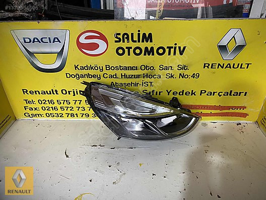 RENAULT CLIO 4 ÇIKMA ORJİNAL SAĞ ÖN FAR VE DİĞER PARÇALARI