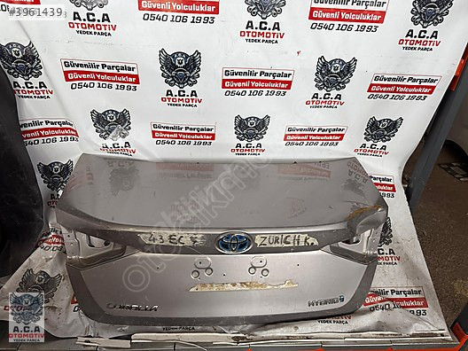 TOYOTA COROLLA HATASIZ AYARINDA ÇIKMA ORJİNAL BAĞAJ KAPAĞI