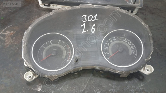 PEUGEOT 301 1,6 GÖSTERGE PANELİ