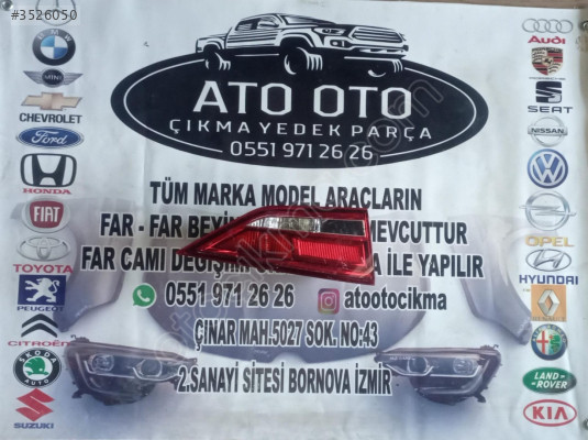 AUDİ A3 ORJİNAL CIKMA SOL İÇ STOP