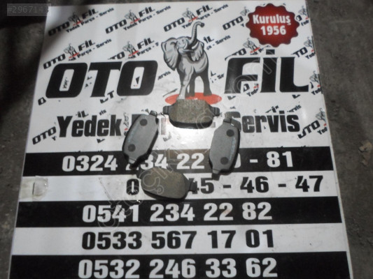 ALFA ROMEO 147-156 2001-2009 FİAT PANDA ARKA BALATA SIFIR BRAMAX