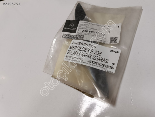 MERCEDES E 238 SOL ARKA KAPAK IZGARASI 2388858700 SO