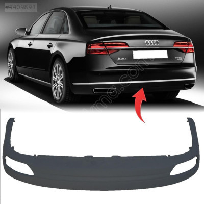 4H0807521E A8 14-17 SPOYLER ARKA SAG-SOL ÇİFT GENİŞ EKSOZ ÇIKIŞLI