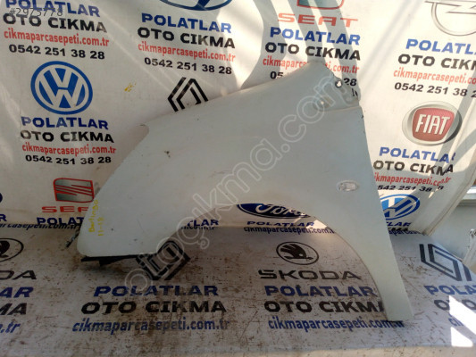 Citroen Berlingo sol ön çamurluk orijinal beyaz 2011 2018