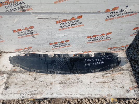 BMW X3-X4 F25-F26 ARKA TAMPON ALT KORUMA PLASTİĞİ ÇIKMA ORJİNAL