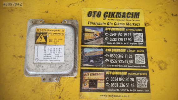 MERCEDES W211 FAR BEYNİ A2118708826-A1648205326-A2114420103