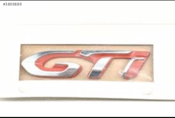 Peugeot 308 GTİ yazısı Orjinal sökme 98131453vd