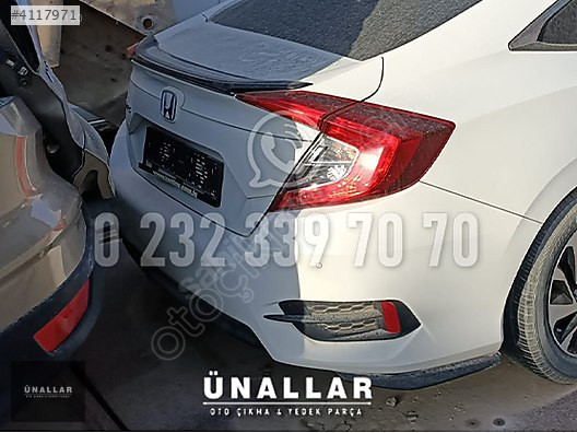 HONDA CİVİC ARKA TAMPON ve TÜM AKSAMLAR| ÜNALLAR OTO ÇIKMA |