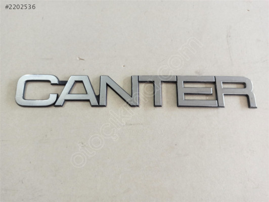CANTER Yazısı Çıkma MB520191
