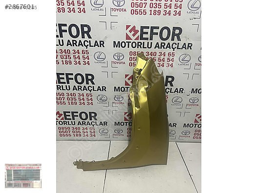 TOYOTA YARİS CROSS SOL ÖN ÇAMURLUK ÇIKMA ORJİNAL 23-24