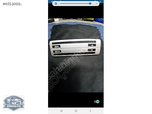 2002 TI BMV KALARUFER KONTROL PANELİ ORİJİNAL