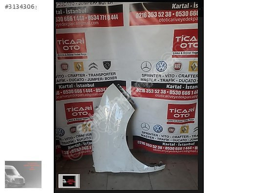 Fiat Doblo sağ ön çamurluk 2011-2014 model