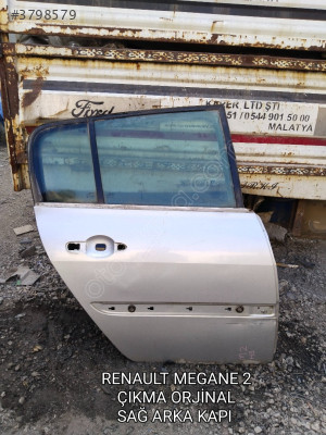 RENAULT MEGANE 2 HATCHBACK ÇIKMA ORJİNAL DOLU SAĞ ARKA KAPI