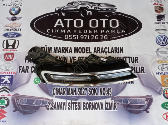 CİTROEN C5 AİR CROSS ORJİNAL ÇIKMA SAĞ GÜNDÜZ LEDİ
