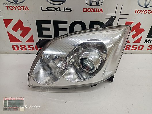 TOYOTA AVENSİS XENON SOL FAR ÇIKMA ORİJİNAL PARÇA 2002-2007