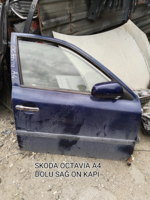 SKODA OCTAVİA A4 ORJİNAL DOLU SAĞ ÖN KAPI 1999-2004