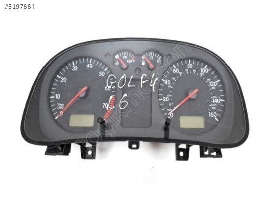 VW Golf 4 Benzinli Gösterge Paneli Km Saati Kadran Orta Ekran