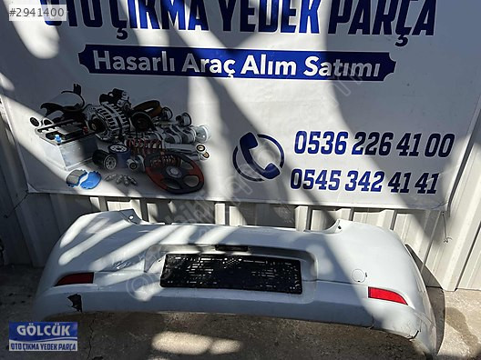 Clio Symbol Arka Tampon Beyaz