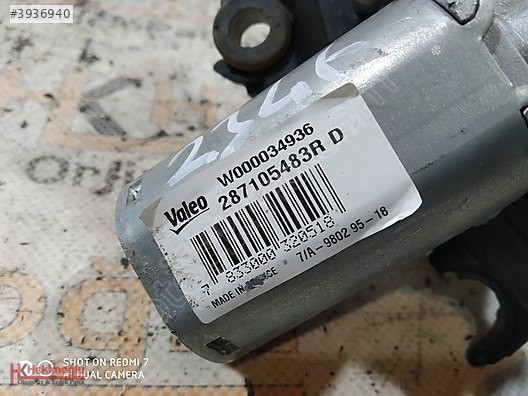 RENAULT CLİO 4 SİLGİ MOTORU 287105483R W000019185 W000034936