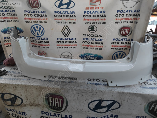 Renault Megane 3 arka tampon Orjinal beyaz hasarsız