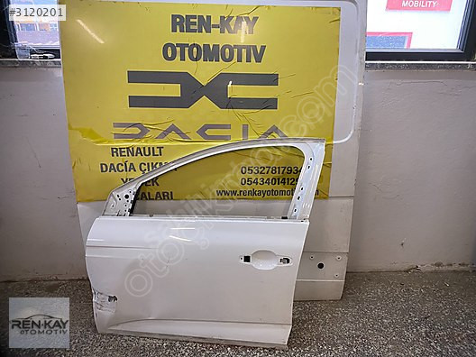 RENAULT MEGAN 4 SOL ÖN KAPI BEYAZ ORJ ÇIKMA RENKAY OTO KOCAELİ