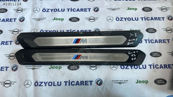 BMW G01 X3 M Paket Ön Eşik Plastiği