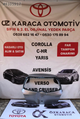 2012-2018 TOYOTA YARİS ÇIKMA ORJİNAL BAGAJ KAPAĞI