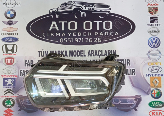 DACİA DUSTER ORJİNAL ÇIKMA SOL  FAR