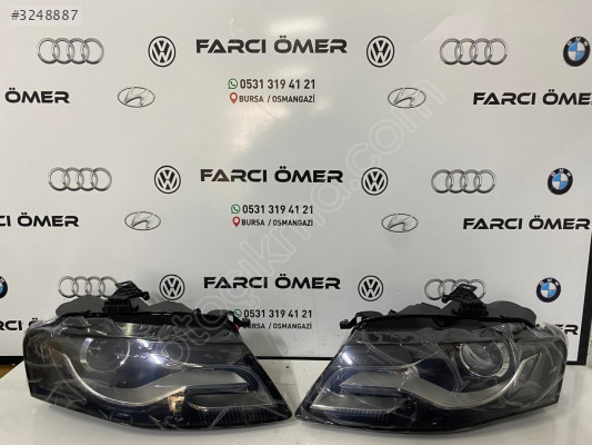 AUDI A4 SAĞ SOL FAR SIFIR LEDLİ MERCEKLİ XENON SIFIR