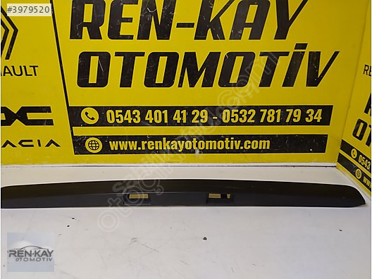 848108989R RENAULT TRAFIC 3 ARKA PLAKA LAMBA PLASTIGI ORJ ÇIKMA
