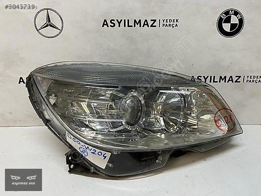 MERCEDES C SERİSİ W204 SAĞ FAR ORJİNAL HALOJEN