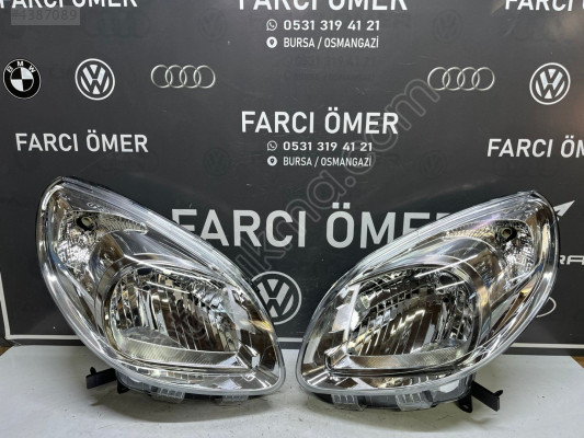 RENAULT KANGOO 2013- SAĞ-SOL TAKIM ÖN FAR SIFIR KROM