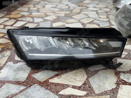 SKODA OCTAVİA ÇIKMA ORJİNAL FULL LED SAĞ ÖN FAR 5E4941016 GY