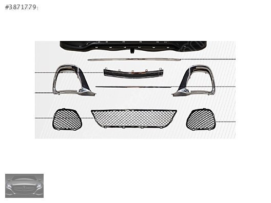 MERCEDES W213 E SERİSİ MAYBACH ÖN TAMPON DÖNÜŞÜM NİKELAJI