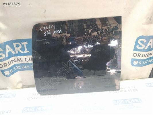 ÇIKMA VW CADDY SAĞ ARKA KELEBEK CAMI 43R-001586
