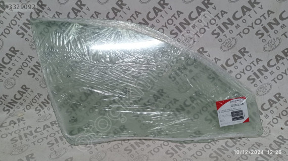TOYOTA COROLLA 1999 2001 SAĞ ÖN KAPI CAMI SIFIR