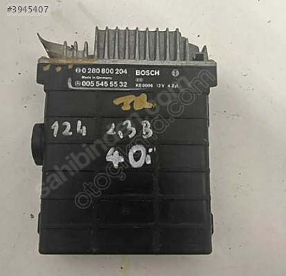 a0055455532 0280800204 MOTOR BEYNİ Mercedes W201 W124 2.3