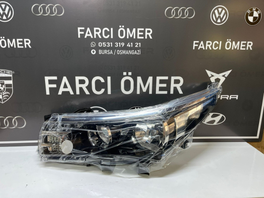 TOYOTA COROLLA 13-16 SOL ÖN FAR LEDLİ NİKELAJ SIFIR