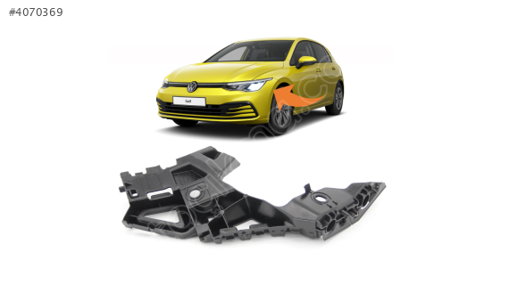 5H0807049D VW GOLF8 2020 ÖN TAMPON BRAKETİ SOL