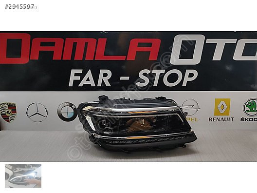 volkswagen TİGUAN ORJİNAL CİKMA 2020 LED FAR SAG